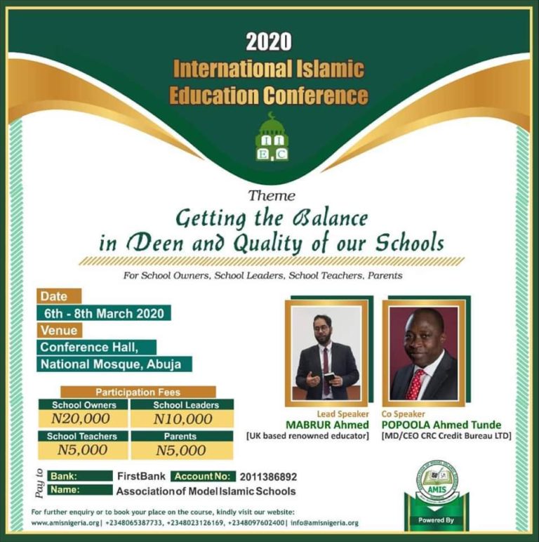 News – Association of Model Islamic Schools Nigeria [AMIS]